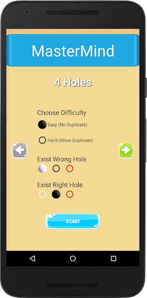 Run android online APK Mastermind - Code breaker game from MyAndroid or emulate Mastermind - Code breaker game using MyAndroid