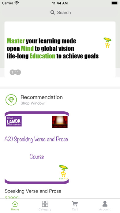Emulate iPhone app Master Mind Education using MyAndroid