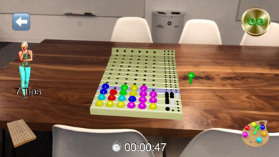 Emulate iPhone app Mastermind Mania AR/VR using MyAndroid