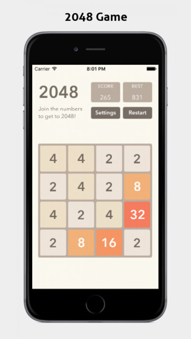 Emulate iPhone app Master of 2048 and Fibonacci Games using MyAndroid