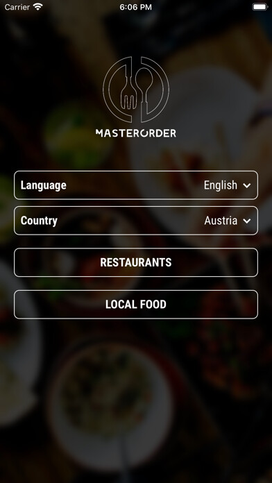 Emulate iPhone app MasterOrder using MyAndroid