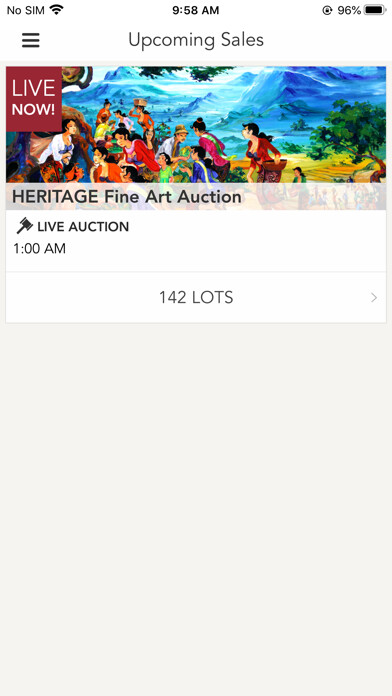 Emulate iPhone app MASTERPIECE Auction using MyAndroid Emulate iPhone app MASTERPIECE Auction using MyAndroid