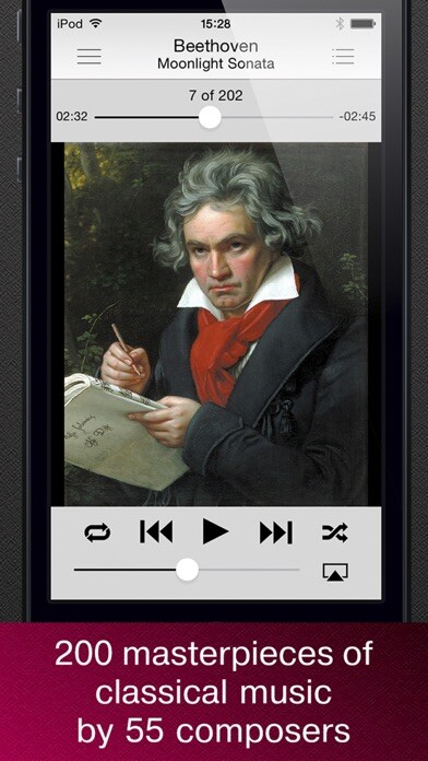 Emulate iPhone app Masterpieces of classical music. using MyAndroid Emulate iPhone app Masterpieces of classical music. using MyAndroid