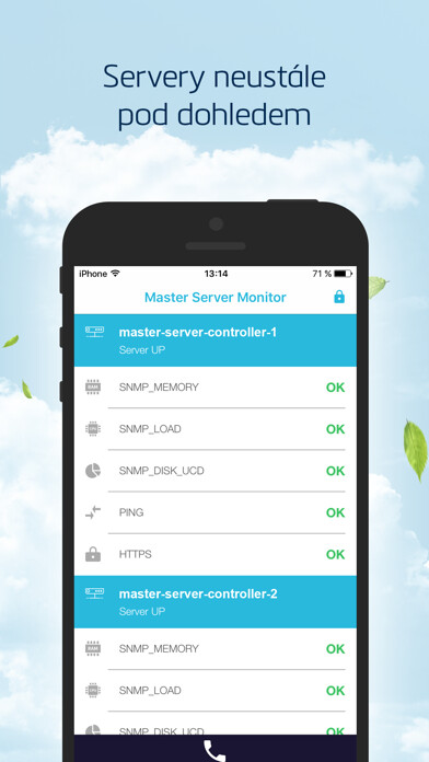 Emulate iPhone app Master Server Monitor using MyAndroid Emulate iPhone app Master Server Monitor using MyAndroid