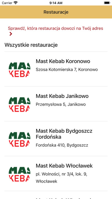 Emulate iPhone app Mast Kebab using MyAndroid Emulate iPhone app Mast Kebab using MyAndroid