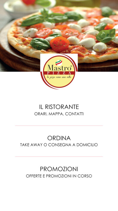 Emulate iPhone app Mastro Pizza Saronno using MyAndroid