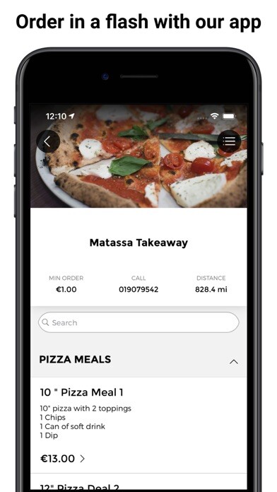 Emulate iPhone app Matassa Takeaway Tallaght using MyAndroid Emulate iPhone app Matassa Takeaway Tallaght using MyAndroid