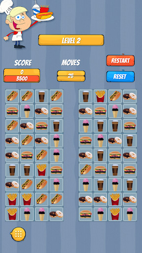 Run android online APK Match 3 - Fast Food from MyAndroid or emulate Match 3 - Fast Food using MyAndroid
