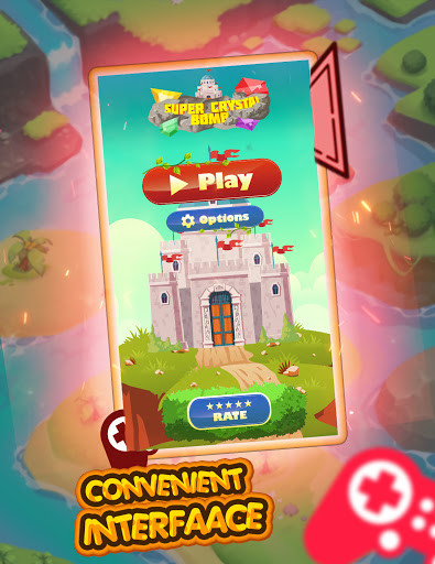 Run android online APK Match 3 - Super Crystal Bomb, Puzzle game from MyAndroid or emulate Match 3 - Super Crystal Bomb, Puzzle game using MyAndroid