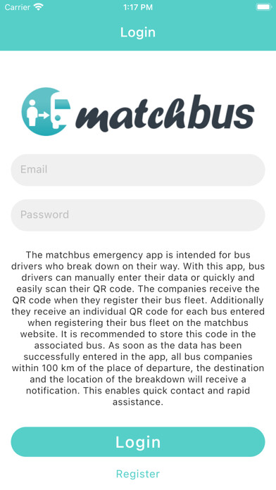 Emulate iPhone app matchbus using MyAndroid