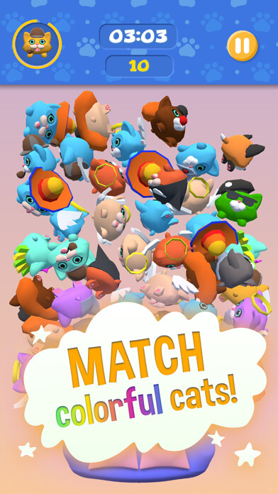 Emulate iPhone app Match Cats 3D using MyAndroid Emulate iPhone app Match Cats 3D using MyAndroid
