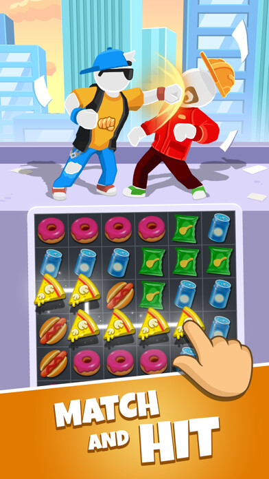 Emulate iPhone app Match Hit - Puzzle Fighter using MyAndroid Emulate iPhone app Match Hit - Puzzle Fighter using MyAndroid