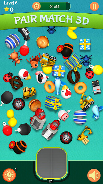 Run android online APK Matching Game: Match 3D Pair from MyAndroid or emulate Matching Game: Match 3D Pair using MyAndroid