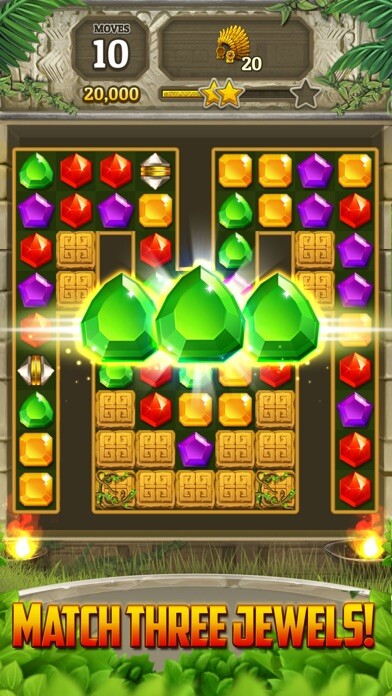 Emulate iPhone app Matching Magic: Secret Temple using MyAndroid