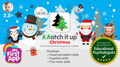 Emulate iPhone app Match It Up - Christmas using MyAndroid