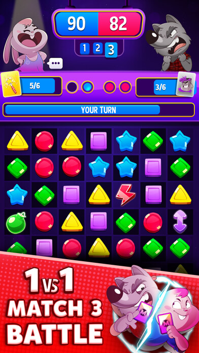 Emulate iPhone app Match Masters - PvP Match 3 using MyAndroid Emulate iPhone app Match Masters - PvP Match 3 using MyAndroid