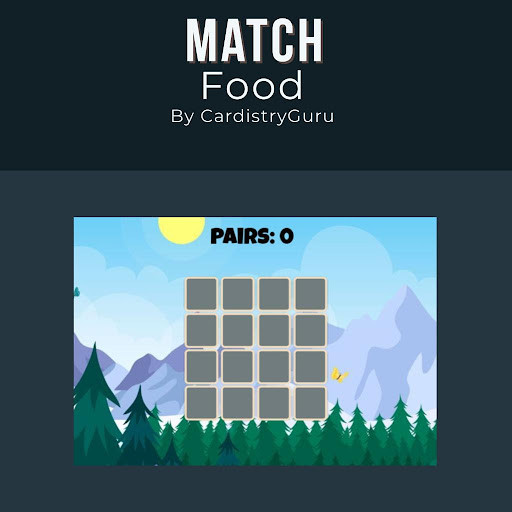 Run android online APK Match The Food from MyAndroid or emulate Match The Food using MyAndroid