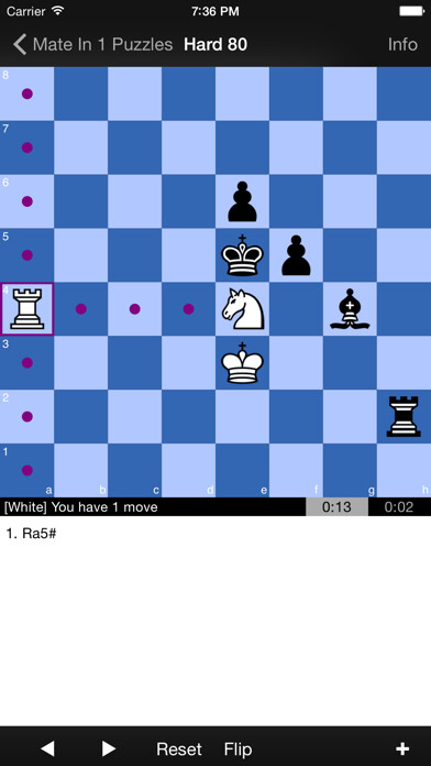 Emulate iPhone app Mate in 1 Chess Puzzles using MyAndroid Emulate iPhone app Mate in 1 Chess Puzzles using MyAndroid