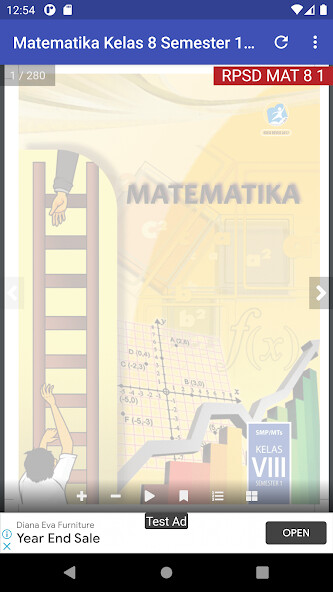 Run android online APK Matematika Kelas 8 Semester 1 Kurikulum 2013 from MyAndroid or emulate Matematika Kelas 8 Semester 1 Kurikulum 2013 using MyAndroid