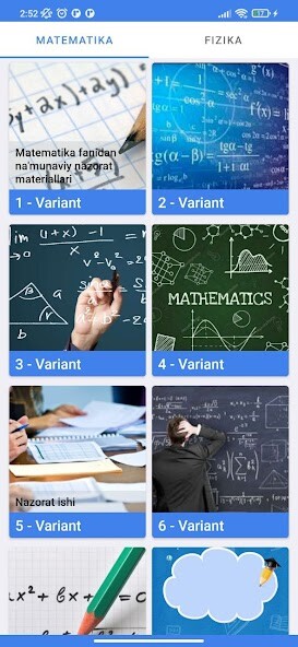 Run android online APK Matematika va Fizika Testlar from MyAndroid or emulate Matematika va Fizika Testlar using MyAndroid