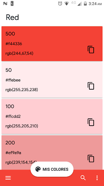Run android online APK Material Color Palette from MyAndroid or emulate Material Color Palette using MyAndroid Run android online APK Material Color Palette from MyAndroid or emulate Material Color Palette using MyAndroid