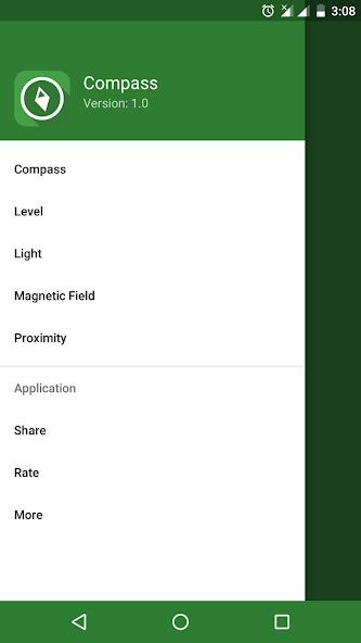Run android online APK Material Compass from MyAndroid or emulate Material Compass using MyAndroid