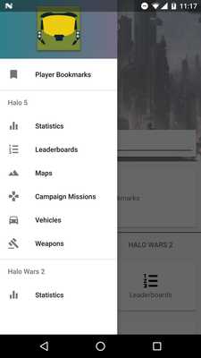 Emulate Android APK Material Halo Stats