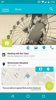 Emulate Android APK Material KLWP