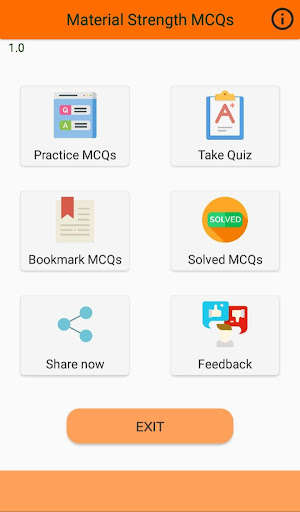 Run android online APK Material Strength MCQs from MyAndroid or emulate Material Strength MCQs using MyAndroid