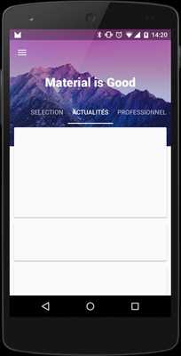 Emulate Android APK MaterialViewPager Emulate Android APK MaterialViewPager
