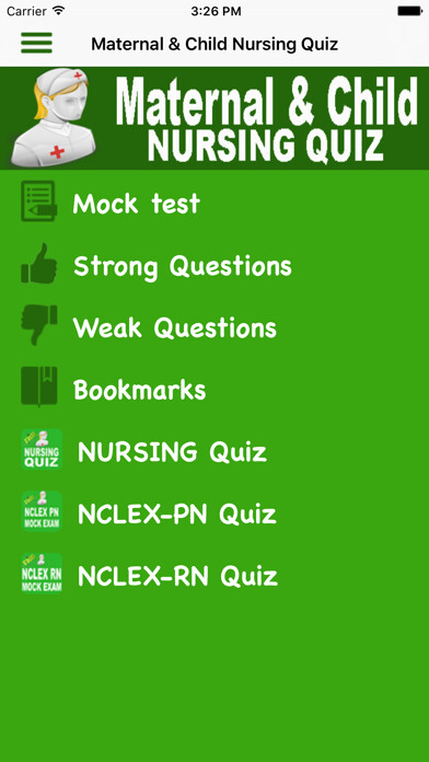 Emulate iPhone app Maternal & Child Nursing Quiz 1000+ Questions Free using MyAndroid Emulate iPhone app Maternal & Child Nursing Quiz 1000+ Questions Free using MyAndroid