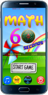 Emulate Android APK Math : 60 seconds