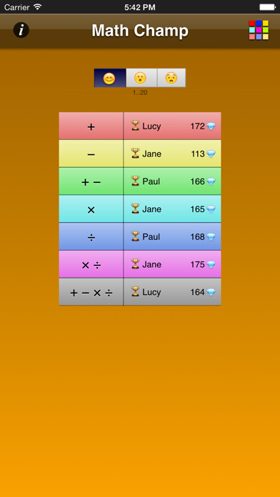 Emulate iPhone app Math Champ Game using MyAndroid Emulate iPhone app Math Champ Game using MyAndroid