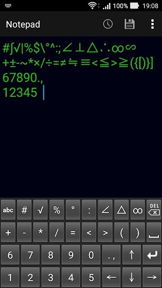 Run android online APK Mathematical keyboard F from MyAndroid or emulate Mathematical keyboard F using MyAndroid