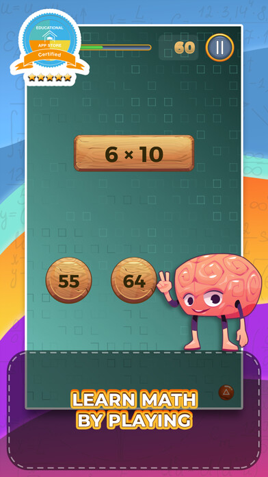 Emulate iPhone app Mathematical Run (Math games) using MyAndroid Emulate iPhone app Mathematical Run (Math games) using MyAndroid