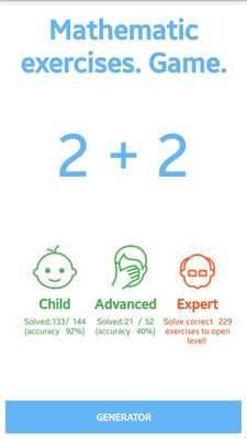 Emulate Android APK Mathematic exercises. Game. Emulate Android APK Mathematic exercises. Game.