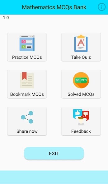 Run android online APK Mathematics MCQs Bank from MyAndroid or emulate Mathematics MCQs Bank using MyAndroid