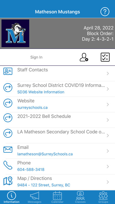 Emulate iPhone app Matheson Mustangs using MyAndroid Emulate iPhone app Matheson Mustangs using MyAndroid