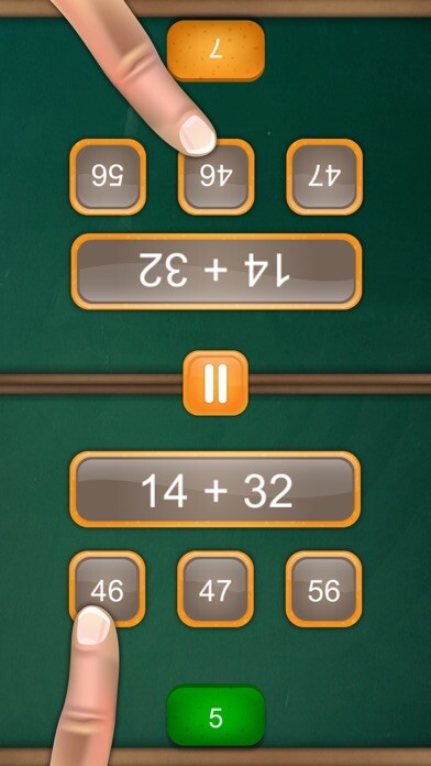 Emulate iPhone app Math Fight: School Edition using MyAndroid