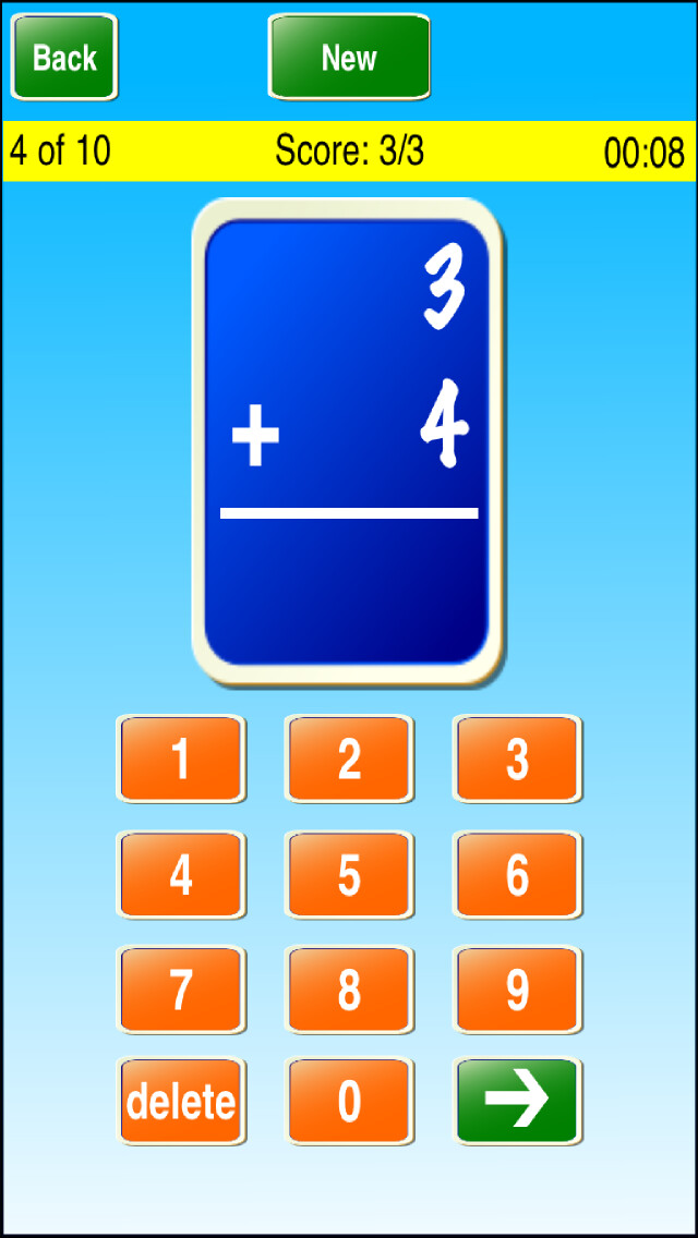 Emulate iPhone app Math Flash Cards +. using MyAndroid Emulate iPhone app Math Flash Cards +. using MyAndroid