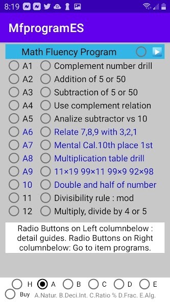 Run android online APK MathFluency : sphone from MyAndroid or emulate MathFluency : sphone using MyAndroid