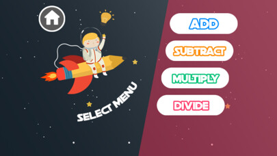 Emulate iPhone app Math for 2nd 3rd Grade using MyAndroid