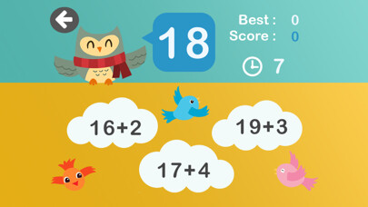 Emulate iPhone app Math For Kids Educational Game using MyAndroid