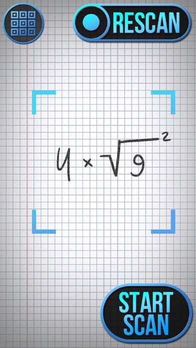 Emulate iPhone app Math Formula Solution Simulator using MyAndroid