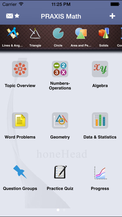 Emulate iPhone app Math for PRAXIS® Test (Lite) using MyAndroid