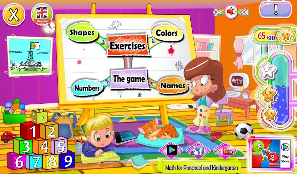 Run android online APK Math for preschool and kindergarten from MyAndroid or emulate Math for preschool and kindergarten using MyAndroid