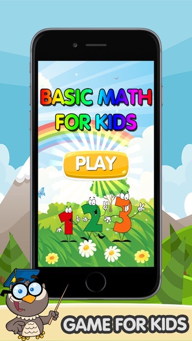 Emulate iPhone app Math Game for Kids : Addition Subtraction Counting using MyAndroid