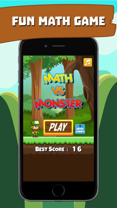 Emulate iPhone app Math Game - Hero vs Monster using MyAndroid Emulate iPhone app Math Game - Hero vs Monster using MyAndroid