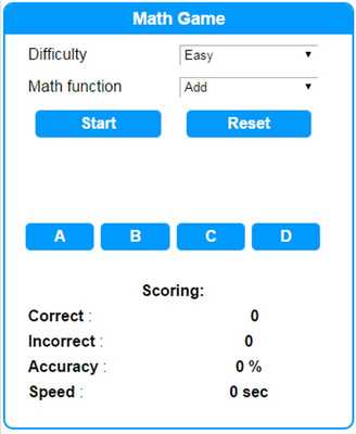 Emulate Android APK Math Game - Kids