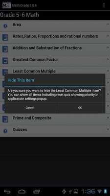 Emulate Android APK Math Grade 5 and 6 lite
